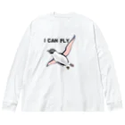 nakagawa-kikakuの空飛ぶペンギン（I CAN FLY） Big Long Sleeve T-Shirt