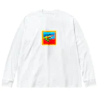 Ikujipappaのカラフルクロコダイル Big Long Sleeve T-Shirt