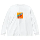 Wacchi_houseのSUSHI Big Long Sleeve T-Shirt