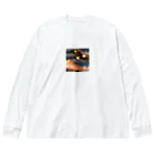 kkgoodsの鷹のグッズ Big Long Sleeve T-Shirt