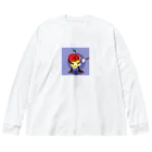 satomatoのイラストのギターを弾くトマトくん Big Long Sleeve T-Shirt