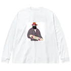 kenyのイケおじスケボー Big Long Sleeve T-Shirt