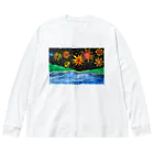 社会福祉法人　真奉会の2023.8ワークショップあいら（壁画） Big Long Sleeve T-Shirt