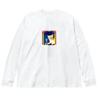 可愛い猫ちゃんの占い猫ちゃん Big Long Sleeve T-Shirt