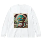 献血するドラキュラの宇宙人シリーズ Big Long Sleeve T-Shirt