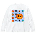 ごま塩のカボチャん Big Long Sleeve T-Shirt