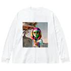 献血するドラキュラの宇宙人シリーズ Big Long Sleeve T-Shirt