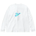 satoayaのアニマルカフェのドリンクマ　ラムネ Big Long Sleeve T-Shirt