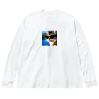 にゃーんのグラサンだにゃー Big Long Sleeve T-Shirt