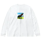 サウルス工房のティラノサウルス Big Long Sleeve T-Shirt