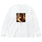 schaalの退屈な類人猿 Big Long Sleeve T-Shirt