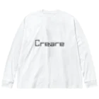 Creare クレアーレのクレアーレ　シンプルロゴ ビッグシルエットロングスリーブTシャツ