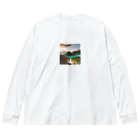 おしゃれなお店の海外風景 Big Long Sleeve T-Shirt