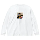 尿蛋白の戦国武将 Big Long Sleeve T-Shirt