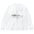 NOBLEROSEGRAFFITIのNRG.ローズメイク(BK) ビッグシルエットロングスリーブTシャツ