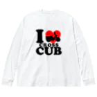 itacubのI ♡ CROSSCUB ビッグシルエットロングスリーブTシャツ