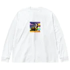 CHOCOLATEAの夜空に輝く幻想 Big Long Sleeve T-Shirt