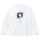 the blue seasonの鈴木 優香 Big Long Sleeve T-Shirt