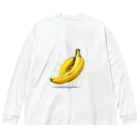 plusBeのバナナブリーズ Tシャツ Big Long Sleeve T-Shirt