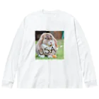 HANIのウサギデザイン Big Long Sleeve T-Shirt