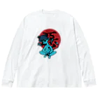 JINPIN (仁品)の悪の子しょぼーん Big Long Sleeve T-Shirt