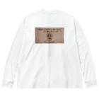 KuMu-music Shopのひとふでピアソラ氏 Big Long Sleeve T-Shirt