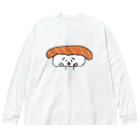 おとうふくんのドット絵サーモン寿司おとうふくん Big Long Sleeve T-Shirt