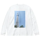 kyurakkoのTOKYO SKYTREE ビッグシルエットロングスリーブTシャツ