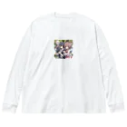 wonderのハイスクール萌え女子 ビッグシルエットロングスリーブTシャツ