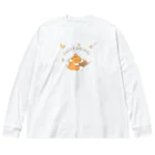 kiki25のおやすみコーギー(良い夢を　ナイトウェア) Big Long Sleeve T-Shirt