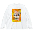 kai-mimiのORANGE ビッグシルエットロングスリーブTシャツ
