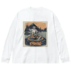 yuu1994 fishingのenjoy fishing yuu1994 ビッグシルエットロングスリーブTシャツ