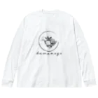 chicodeza by suzuriのカモネギレトロ Big Long Sleeve T-Shirt