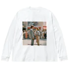 GbのI want you ビッグシルエットロングスリーブTシャツ