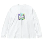 dxwtcrs94zの森のイラストグッズ Big Long Sleeve T-Shirt