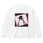 blackcofee12のペンギン赤ちゃん ビッグシルエットロングスリーブTシャツ