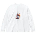 romi-yuのキツネくん Big Long Sleeve T-Shirt