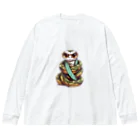 Vasetti_pressのカッコイイパイソン Big Long Sleeve T-Shirt