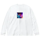 シリーズ＆シリーズのネオンライト・ダイナミックシティ Big Long Sleeve T-Shirt