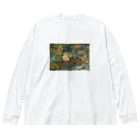 JjyunKaigaKoubouの2020年5月岡田美術館前 雨後の蓮の花 Big Long Sleeve T-Shirt