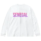 ON NOtEのセネガル ロゴピンク ビッグシルエットロングスリーブTシャツ