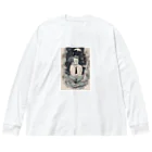 不思議なイラストのクールガイイラストグッズ Big Long Sleeve T-Shirt