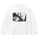 あらたんの絵画作品のやつの《What is our destination?》 Big Long Sleeve T-Shirt