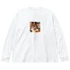 ことこと♂@トレーダーの猫猫　泥酔 Big Long Sleeve T-Shirt