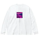 YoMiTの有名な観光スポットをイメージした画像：パタゴニア（アルゼンチン、チリ） Big Long Sleeve T-Shirt