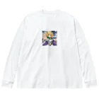 the blue seasonの坂本 真由美（さかもと まゆみ） Big Long Sleeve T-Shirt