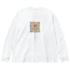 NYANKOのポジティブワード ビッグシルエットロングスリーブTシャツ