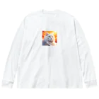 クラフトキャビンのフェリンフィーバー Big Long Sleeve T-Shirt