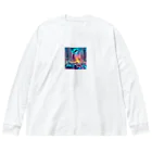 ワンダーワールド・ワンストップの未来の活気ある都市 Big Long Sleeve T-Shirt