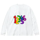 d.h.sの123456 Big Long Sleeve T-Shirt